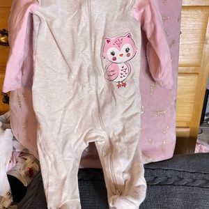 NWOT Adorable owl sleep n play 6-9 mo Wonder Nation